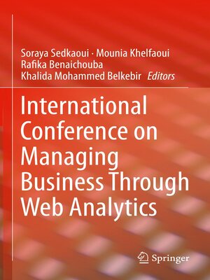 cover image of International Conference on Managing Business Through Web Analytics